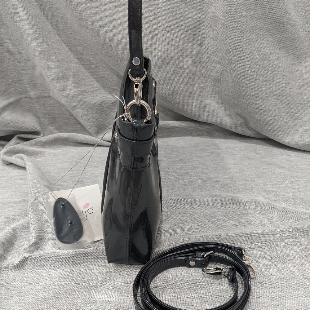 NWT Beijo "Lady Like” handbag in Charcoal - Picture 3 of 5